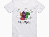 Vegan Birthday Gifts for Him Men 39 S Novelty Ant Vegan Carnivore Funny Cotton T Shirt for