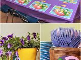 Veggie Tales Birthday Decorations Pink and Purple Veggie Tales theme Party Hostess with