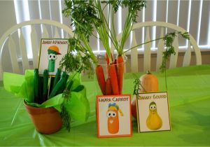 Veggie Tales Birthday Decorations theo and Jaime A Veggie Tales Party