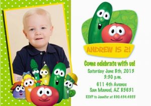 Veggie Tales Birthday Invitations 1000 Images About Veggietales Birthday Party On Pinterest