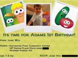 Veggie Tales Birthday Invitations A Very Veggie Tales First Birthday Singing Through the Rain