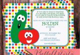 Veggie Tales Birthday Invitations Invitation Veggie Tales Pinterest