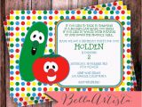 Veggie Tales Birthday Invitations Invitation Veggie Tales Pinterest