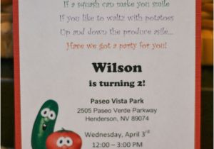 Veggie Tales Birthday Invitations Veggietales Veggie Tales Red Green Birthday Party Ideas