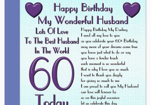 Verse for Husband Birthday Card Bilder Gluckwunsche Zum 60 Geburtstag
