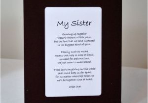 Verses for Birthday Cards for Sister Sister Gift for Birthday or Christmas Two Verses by