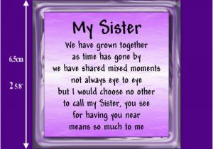 Verses for Sisters Birthday Card Sister Birthday Quotes Quotesgram