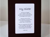 Verses for Sisters Birthday Card Sister Gift for Birthday or Christmas Two Verses by