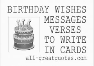 Verses to Write In Birthday Cards Birthday Wishes to Write Messages Verses Quotes for Cards