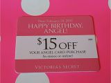 Victoria S Secret Angel Card Birthday Gift Nice Victoria 39 S Secret 15 Off Happy Birthday Card Online