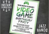 Video Game Birthday Party Invitation Template Free Printable Video Game Birthday Invitation Template Diy