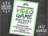 Video Game Birthday Party Invitation Template Free Printable Video Game Birthday Invitation Template Diy