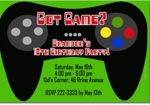 Video Game Birthday Party Invitation Template Free Video Game Birthday Invitations Ideas Bagvania Free