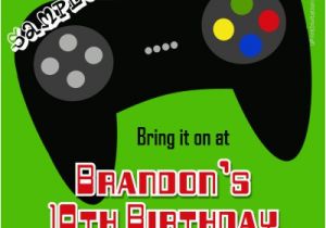 Video Game Birthday Party Invitation Template Free Video Game Controller Birthday Invitations All Colors
