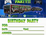 Video Game Birthday Party Invitation Template Free Video Game Party Invitations Video Game Party Invitations