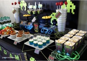 Video Game themed Birthday Party Decorations 10 Real Parties for Boys Spaceships and Laser Beams