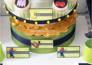 Video Game themed Birthday Party Decorations Game On An Ulitmate Gaming Party Real Parties