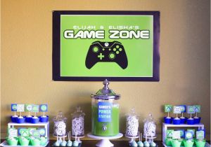 Video Game themed Birthday Party Decorations Video Games Birthday Quot Xbox Video Game themed Party