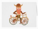 Viking Birthday Card Biking Viking Greeting Card Zazzle