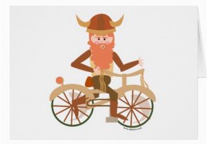 Viking Birthday Card Biking Viking Greeting Card Zazzle