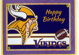 Viking Birthday Card Minnesota Vikings Birthday Card Etsy