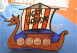 Viking Birthday Card Viking Happy Birthday Card Shaped Like Ship with Happy