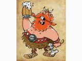 Viking Birthday Card Viking Warrior Greeting Card Zazzle