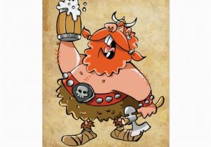 Viking Birthday Card Viking Warrior Greeting Card Zazzle