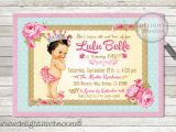 Vintage 1st Birthday Party Invitations Vintage 1st Birthday Party Invitation Di 230 Custom