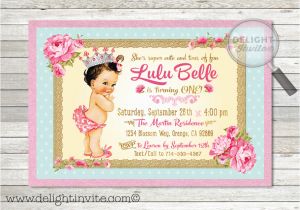 Vintage 1st Birthday Party Invitations Vintage 1st Birthday Party Invitation Di 230 Custom