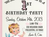 Vintage 1st Birthday Party Invitations Vintage 1st Birthday Party Invitation Di 230 Custom