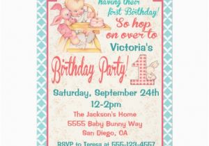 Vintage 1st Birthday Party Invitations Vintage Baby 39 S First Birthday Party Invitation Zazzle