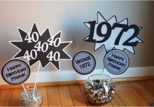 Vintage 40th Birthday Decorations 40th Birthday Ideas Vintage 40th Birthday Party Ideas