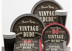 Vintage 50th Birthday Decorations 50th Birthday Vintage Dude Party Supplies Collection Target