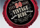 Vintage 50th Birthday Decorations Vintage Dude 50th Birthday Party 18 Quot Foil Balloon
