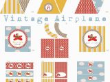 Vintage Airplane Birthday Decorations Vintage Airplane Birthday Party Airplane Baby Shower