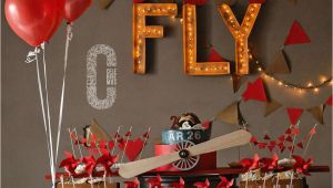 Vintage Airplane Birthday Decorations Vintage Airplane Birthday Party Ideas Photo 4 Of 21