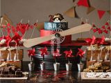 Vintage Airplane Birthday Decorations Vintage Airplane Birthday Quot Vintage Airplane Dessert