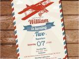 Vintage Airplane Birthday Invitations Airplane Party Invitation Vintage Airplane Party Instant