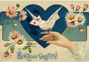 Vintage Birthday Cards for Her Vintage Birthday Illustration the Graphics Fairy