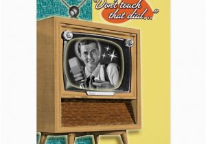 Vintage Birthday Cards for Men Classic Tv Retro Birthday Card Zazzle