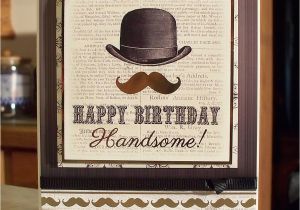 Vintage Birthday Cards for Men Vintage Style Masculine Birthday Card for Men that Wear A