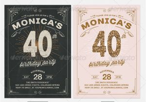 Vintage Style Birthday Invitations 19 Great Birthday Invitation Cards Psds Design Freebies