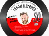 Vinyl Record Birthday Invitations Men 39 S Birthday Party Invitations Vinyl Record Shaped