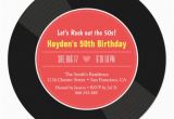 Vinyl Record Birthday Invitations Retro Vinyl Record Birthday Party Invitations Zazzle