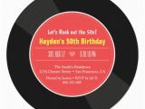 Vinyl Record Birthday Invitations Retro Vinyl Record Birthday Party Invitations Zazzle