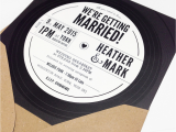 Vinyl Record Birthday Invitations Vinyl Record Wedding Invitation Charm Tree