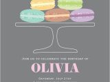 Vista Print Birthday Invitation 17 Best Images About Macaron Birthday On Pinterest