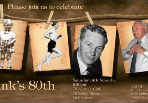 Vistaprint 80th Birthday Invitations 80th Birthday Invitation Vintage Birthday by Partyphotoinvites