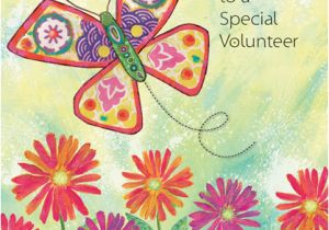 Volunteer Birthday Cards butterfly Volunteer Birthday Cards